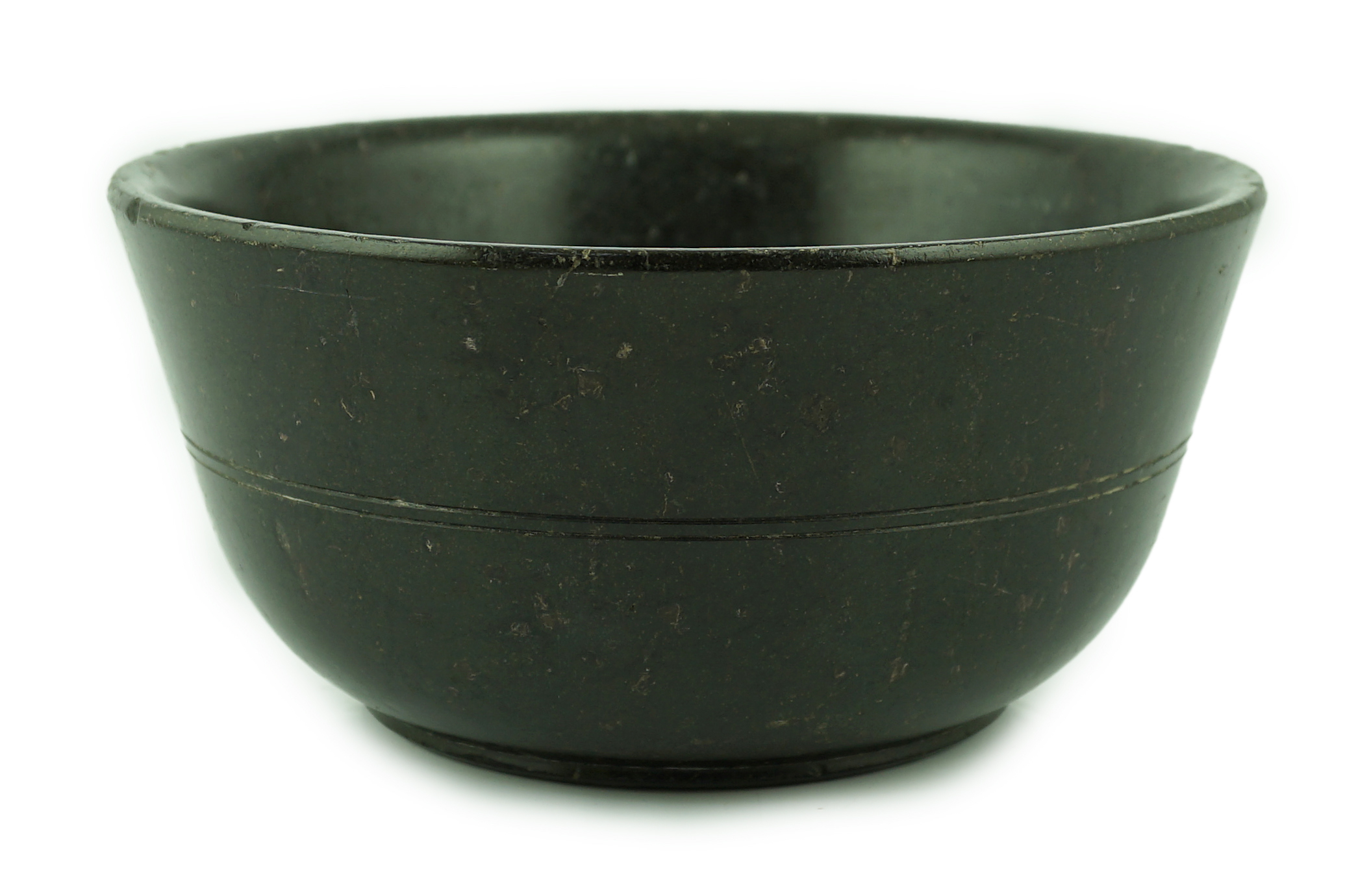 A Chinese snakeskin soapstone bowl, Tang dynasty or later